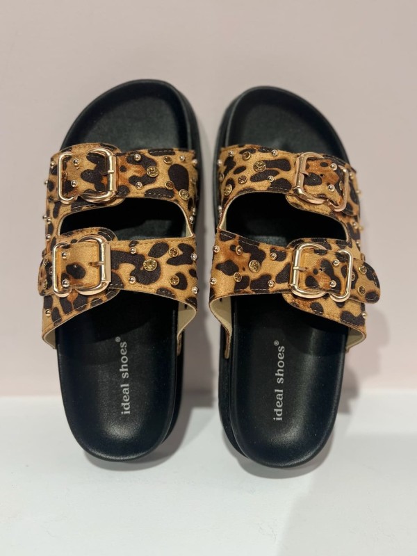 Sandalia Plana Leopardo 2