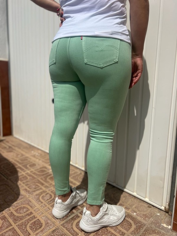 Pantalón Lewi Verde Agua 2