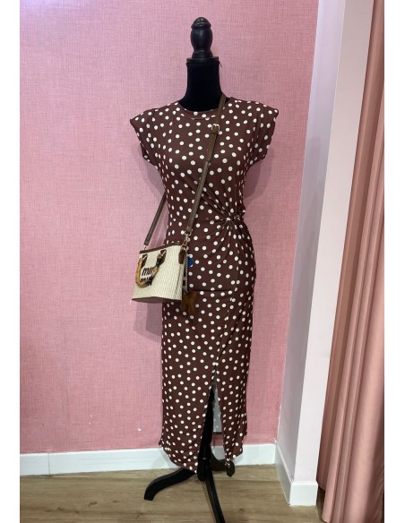 Vestido Midi Lunares