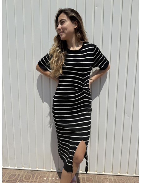 Vestido Rayas Midi