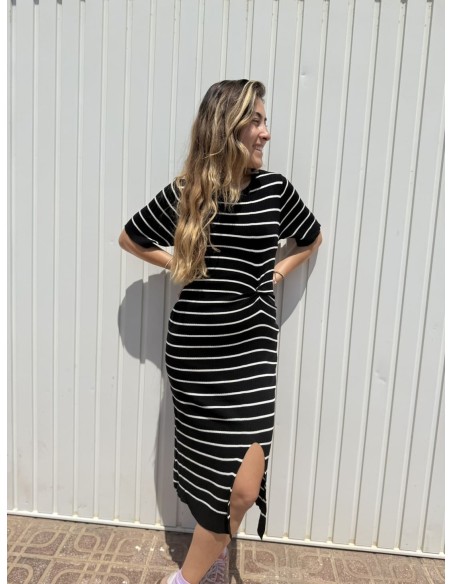 Vestido Rayas Midi