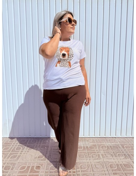 Pantalón Palazzo Chocolate