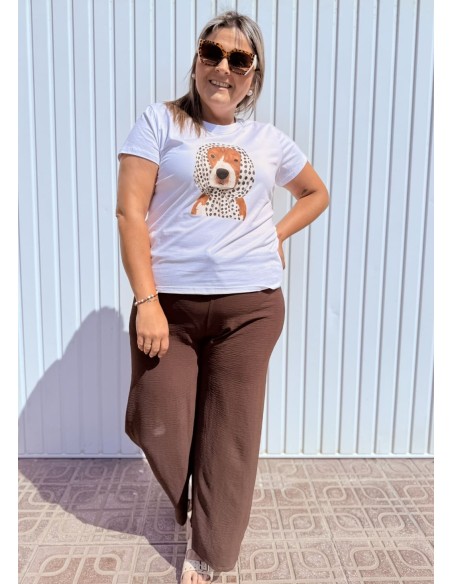 Pantalón Palazzo Chocolate