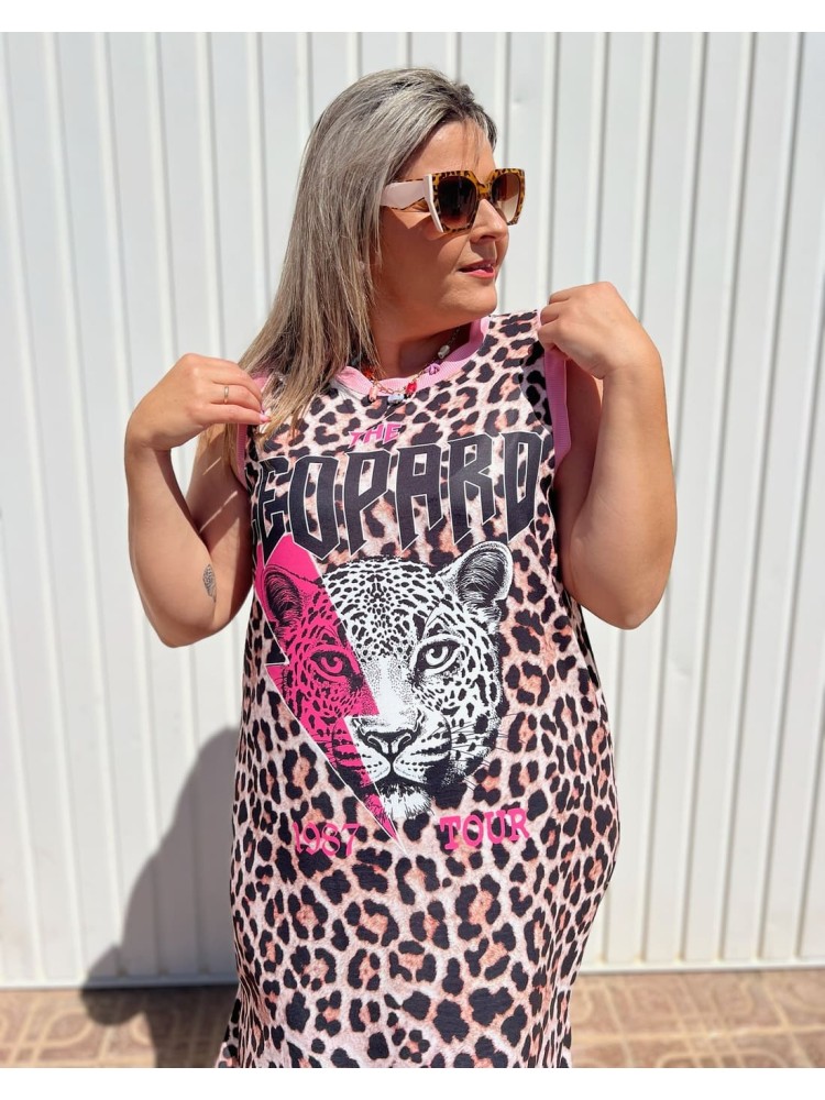 Vestido Leopard