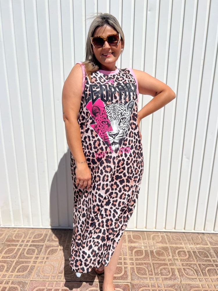 Vestido Leopard