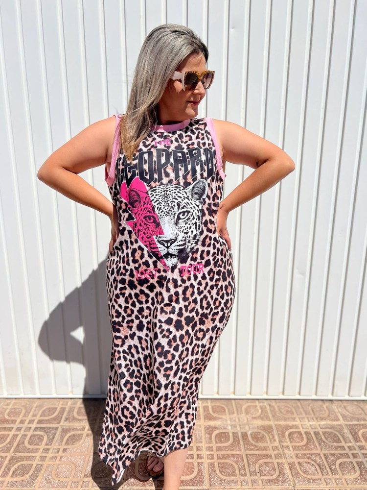 Vestido Leopard