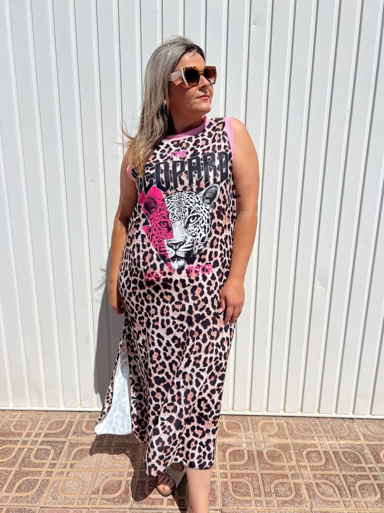 Vestido Leopard