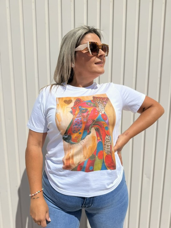 Camiseta Perro Colores 2