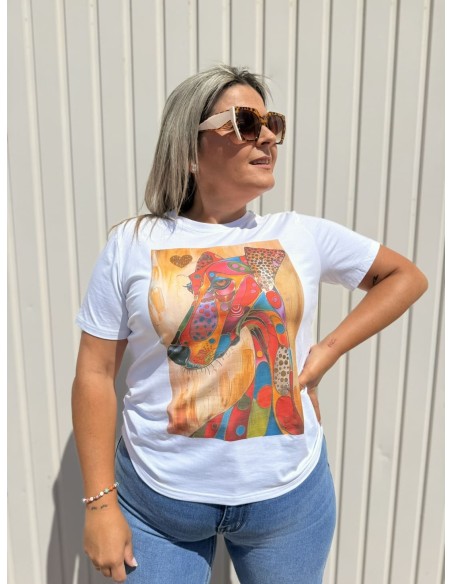 Camiseta Perro Colores