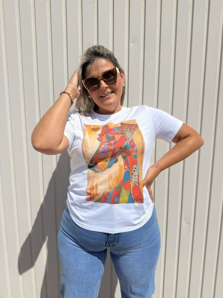Camiseta Perro Colores