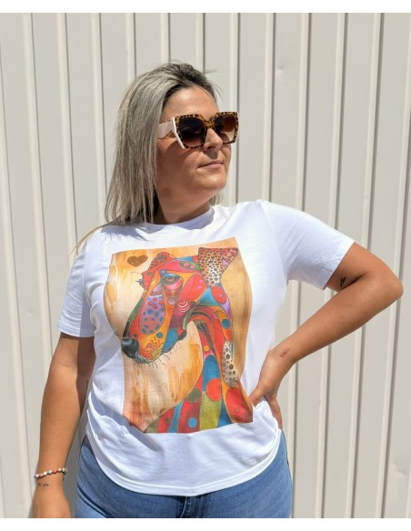 Camiseta Perro Colores