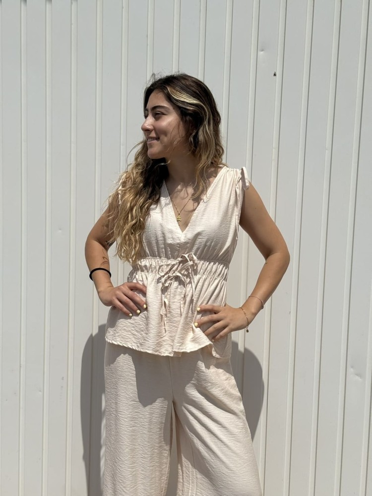 Conjunto Zakia Beige