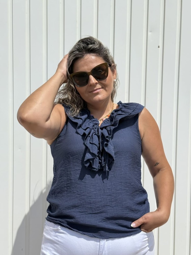 Blusa Weyi Sisa Azul