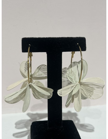 Pendiente Aro Pétalos