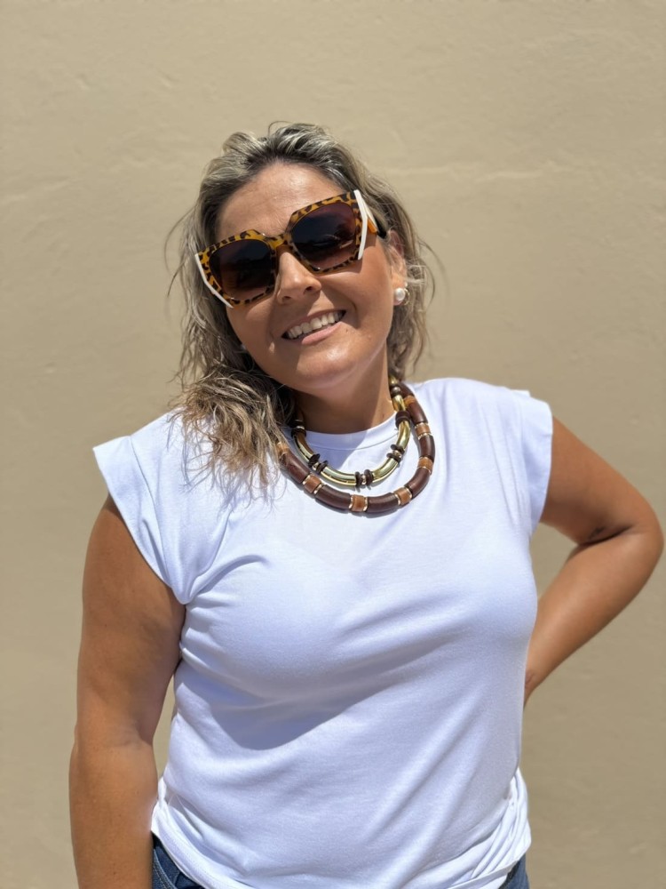 Colgante Madera Dorado