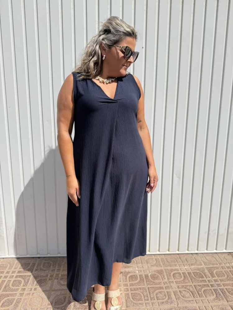 Vestido Tore Azul Marino