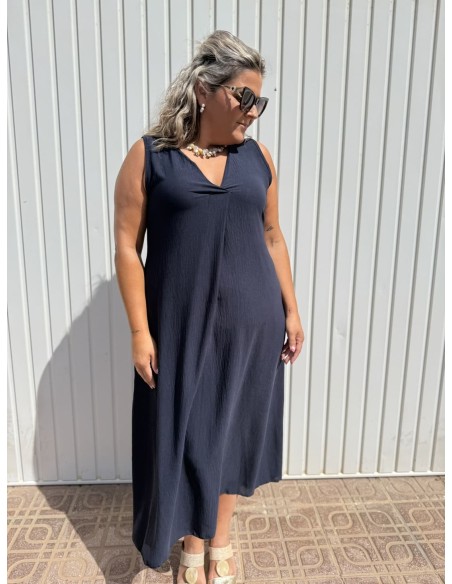 Vestido Tore Azul Marino