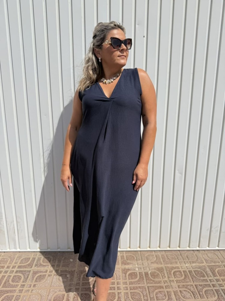 Vestido Tore Azul Marino