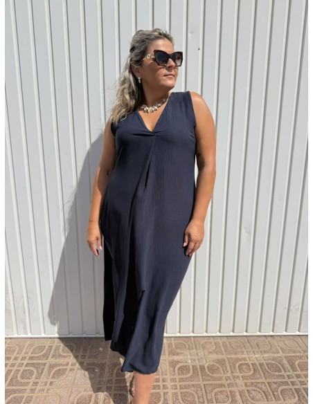 Vestido Tore Azul Marino