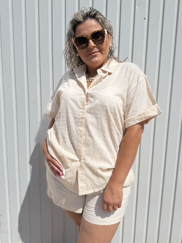 Conjunto Plumeti Beige 2