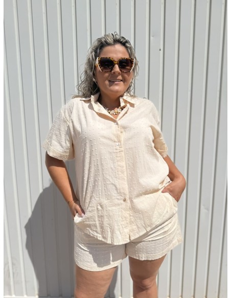 Conjunto Plumeti Beige