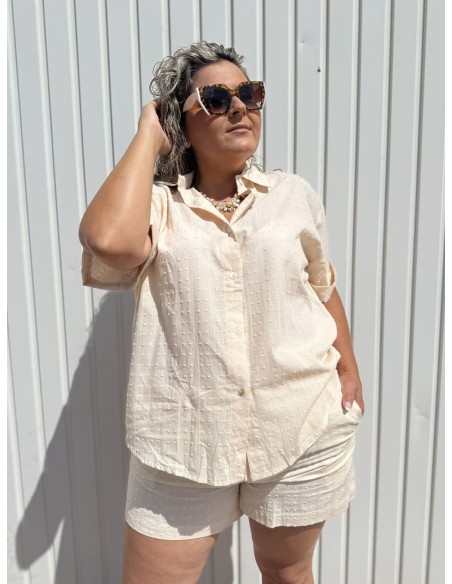 Conjunto Plumeti Beige