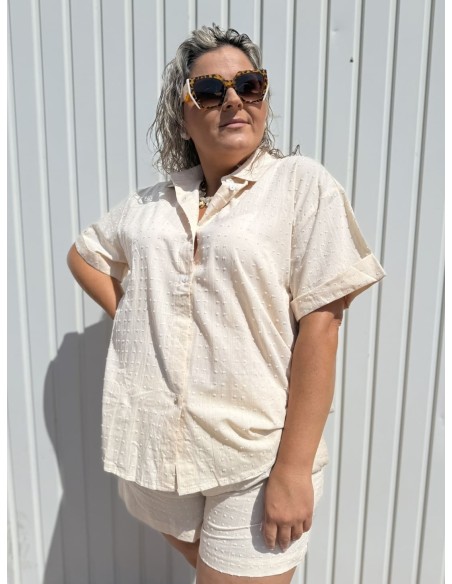 Conjunto Plumeti Beige