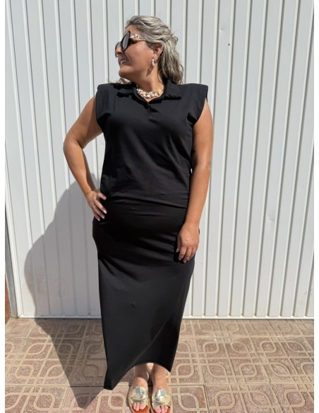 Vestido Hombrera Polo