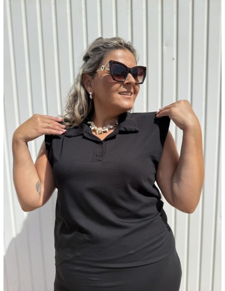 Vestido Hombrera Polo