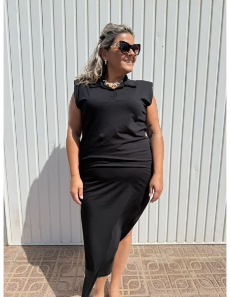 Vestido Hombrera Polo