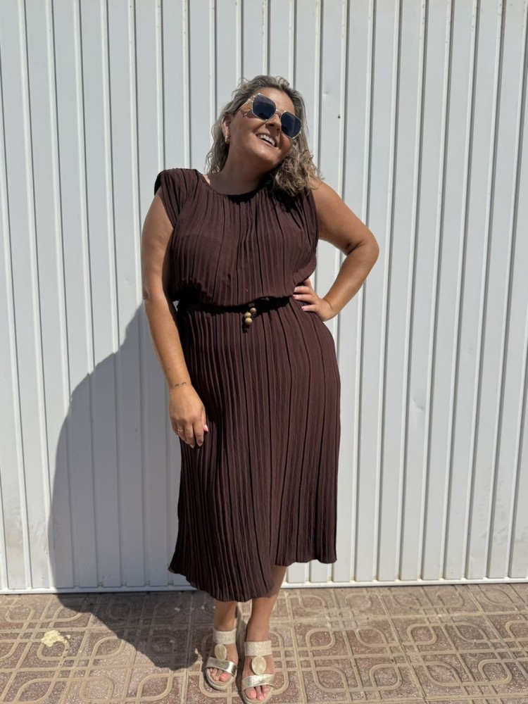 Vestido Pliegues