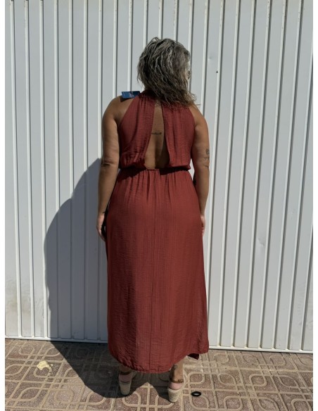 Vestido Cruzado Teja