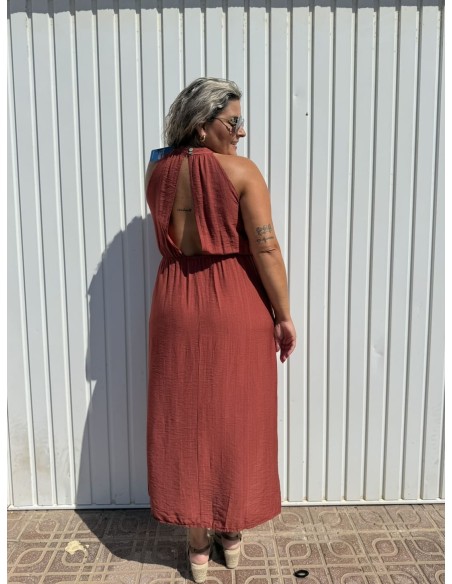 Vestido Cruzado Teja