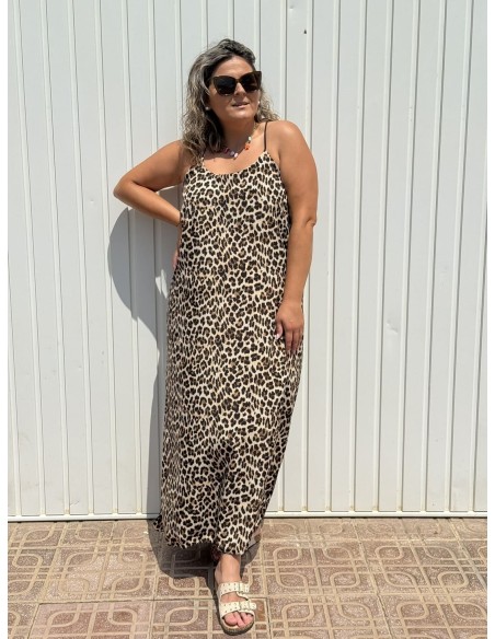 Vestido Estampado Leopardo