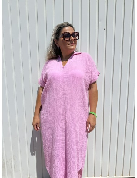 Vestido Bambula Rosa