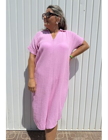 Vestido Bambula Rosa