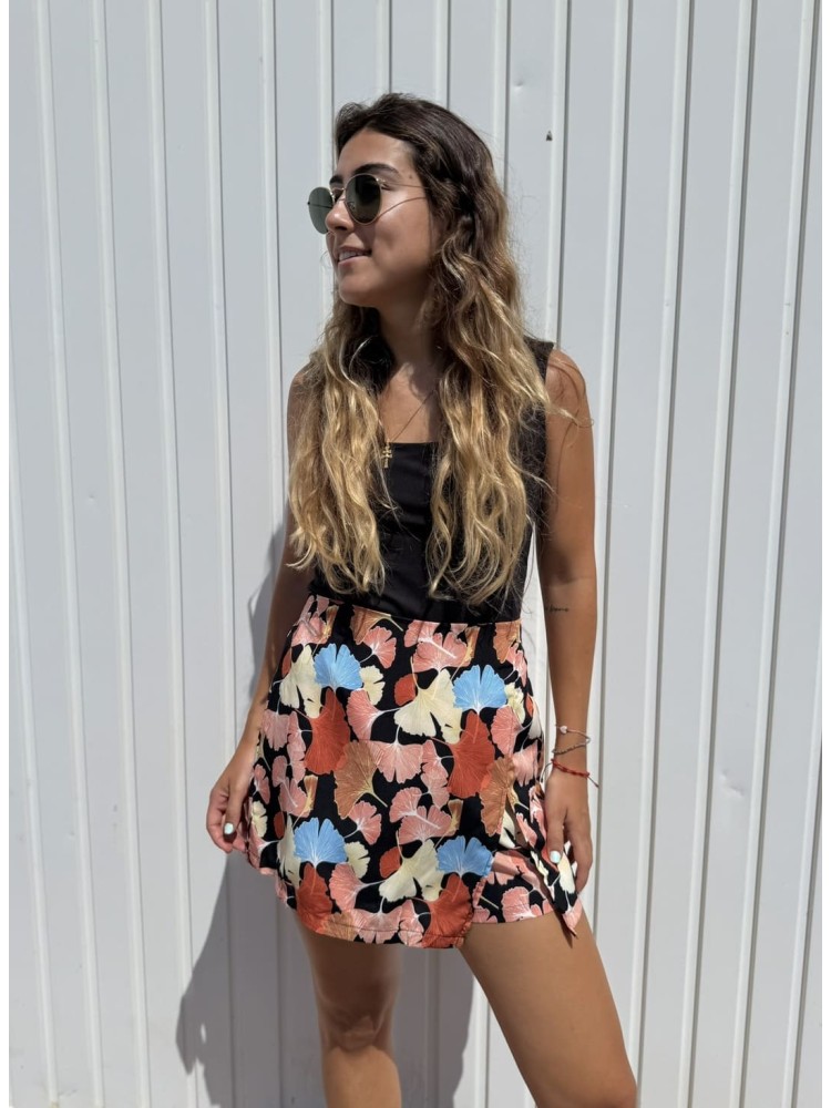 Falda Pantalón Hojas