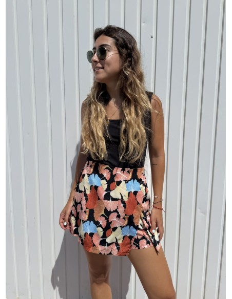 Falda Pantalón Hojas