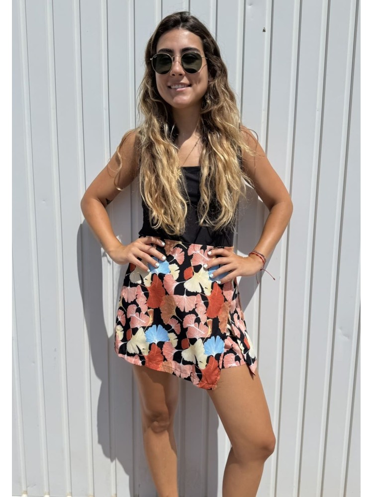 Falda Pantalón Hojas