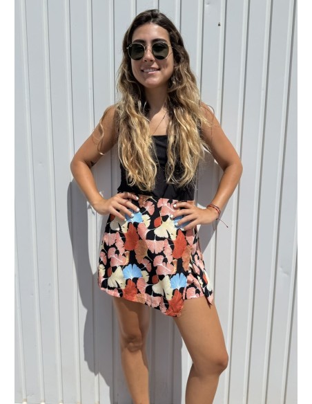 Falda Pantalón Hojas