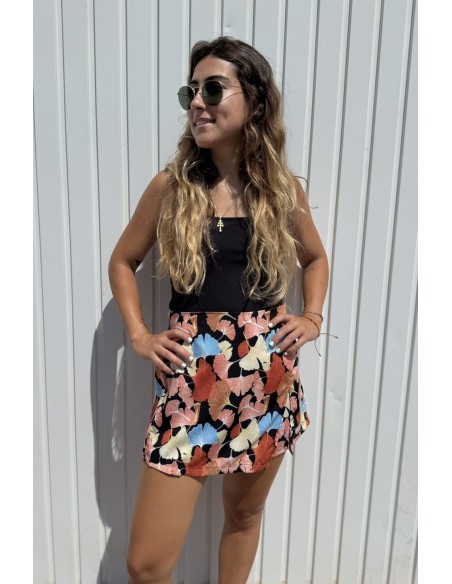 Falda Pantalón Hojas