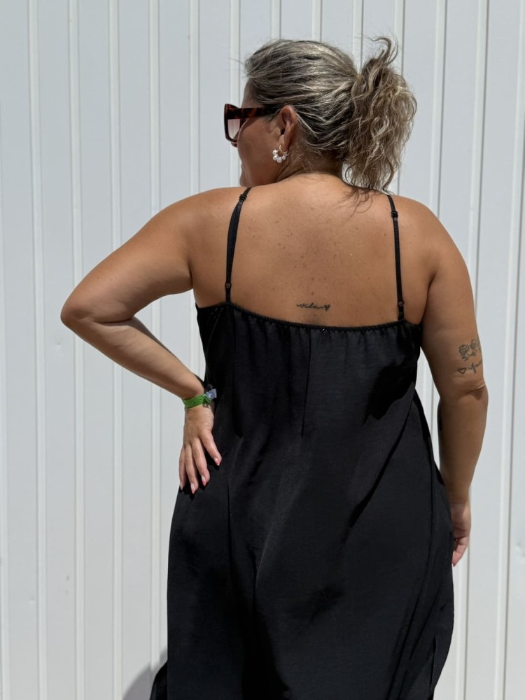 Vestido Lencero Negro