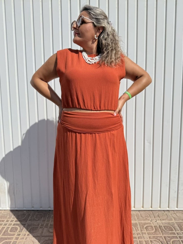 Conjunto África Naranja
