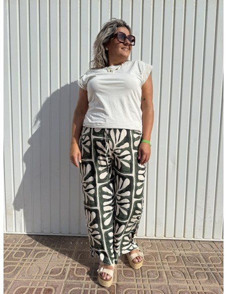 Pantalón Palazzo Estampado