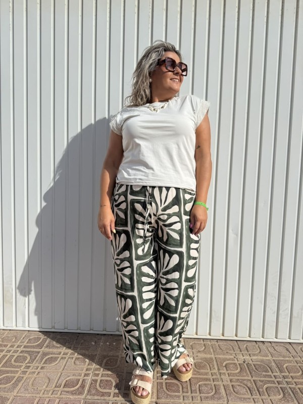 Pantalón Palazzo Estampado 2
