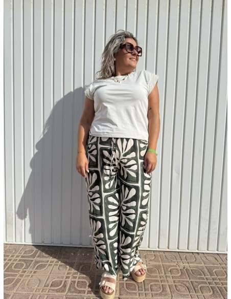 Pantalón Palazzo Estampado