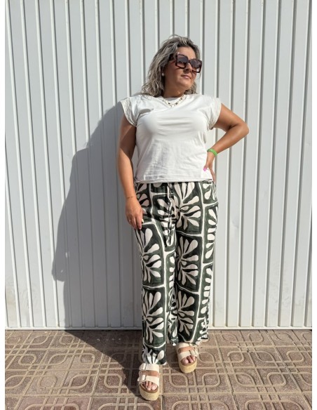 Pantalón Palazzo Estampado