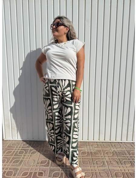 Pantalón Palazzo Estampado