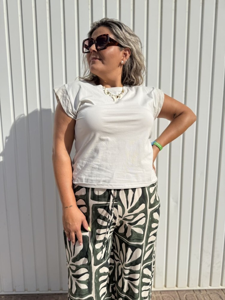 Pantalón Palazzo Estampado