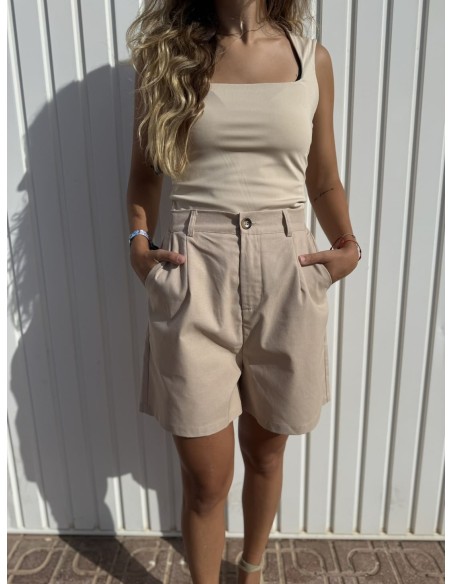 Short Lino Beige